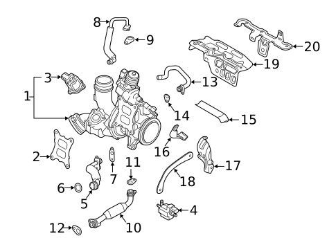 Turbo Charger for 2014 Volkswagen Jetta #0