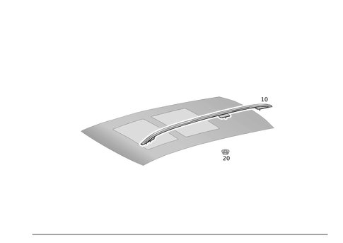 Roof Railing for 2015 Mercedes-Benz ML250 #0