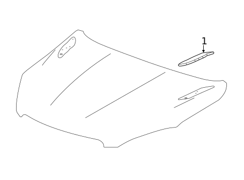 Exterior Trim - Hood for 2013 Buick Encore #0