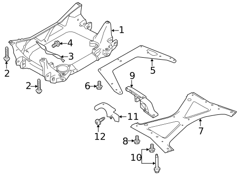 Suspension Mounting for 2012 Porsche Panamera #1