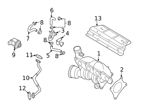 Turbo Charger for 2007 Audi A4 Quattro #1