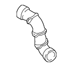 8L9145790B - Cooling System: Pressure Hose for Audi: TT, TT Quattro Image