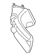 8N0117332 - Cooling System: Air Duct for Audi: TT, TT Quattro Image