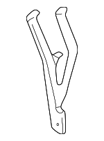 1J0145808C - Cooling System: Inter-cooler Bracket for Audi: TT, TT Quattro Image