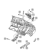 6502874 - Engine Mounting: Hex Head Bolt for Mopar Image