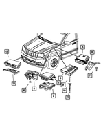4692074AA - : Control Unit Cover for Mopar Image