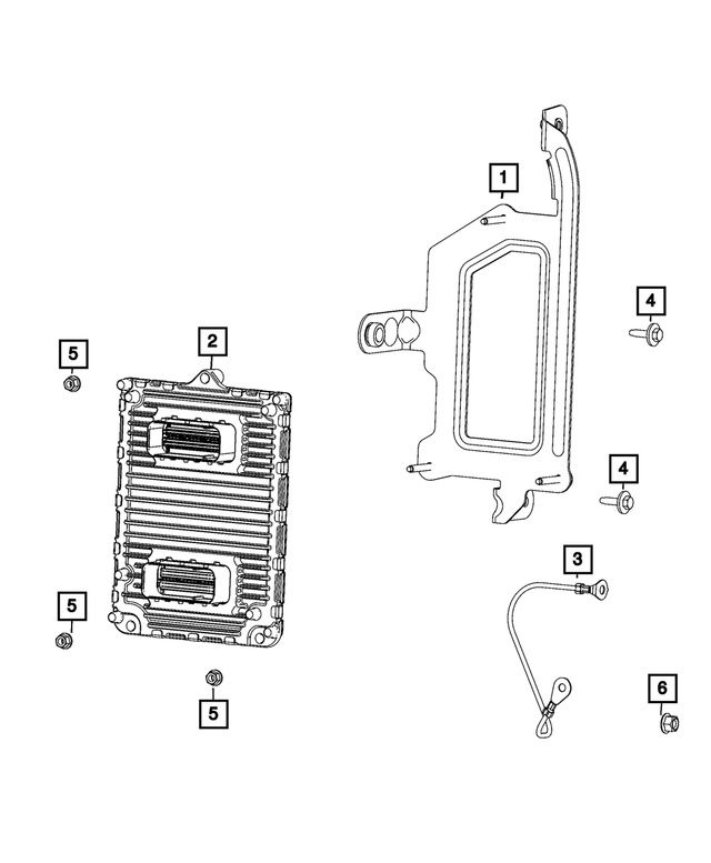 68480920AC - : Engine Controller Module for Mopar Image