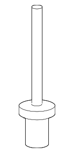 1416003130 - Body: Bumper Cover Rivet for Kia: K5, Niro, Niro EV, Optima, Sedona, Sorento, Spectra, Spectra5 Image