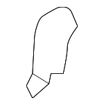 65135AG00A - : Back Glass Pin for Subaru Image