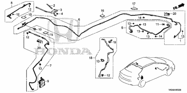 Antenna (2) for 2012 Honda Civic #0