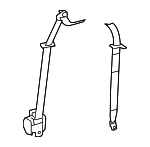 XS401L1AF - Electrical: Retractor Assembly for Chrysler: 200 | Dodge: Avenger Image