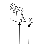 985102W500 - Body: Washer Pump for Kia: Carnival, Niro, Niro EV, Seltos, Sorento, Sportage, Telluride Image
