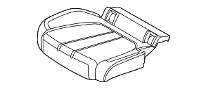 52209495825 - Body: Seat Cushion Pad for BMW: X5, X7 Image