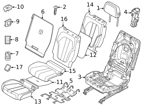 Second Row Seats for 2021 BMW X7 #2
