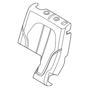 52207488234 - Body: Seat Back Pad for BMW: X7 Image