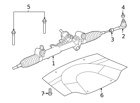 Steering Gear & Linkage for 2005 Chrysler 300 #0
