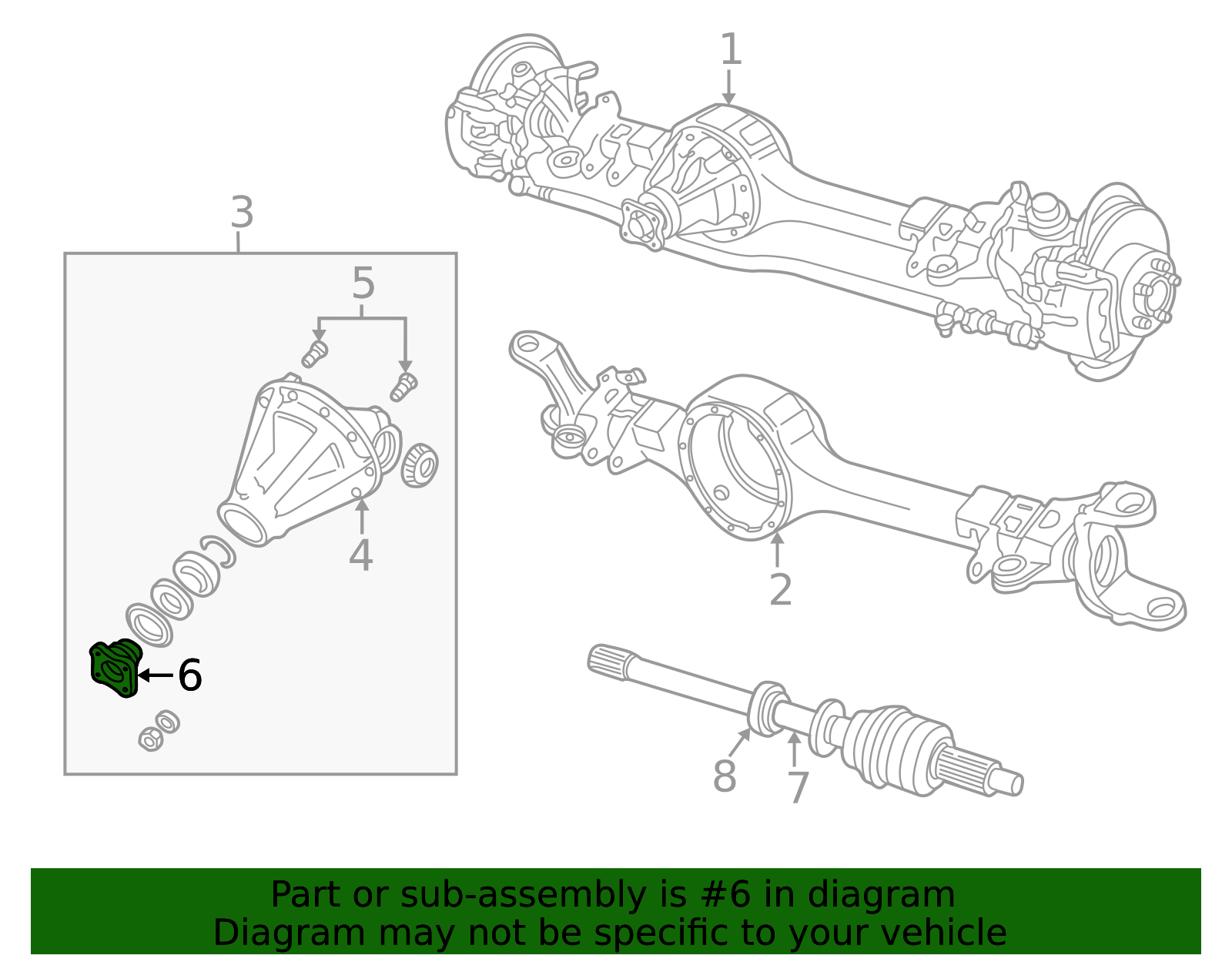 1995-2002 Land Rover Differential Carrier Flange STC3124 | Land Rover ...