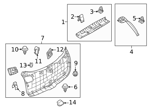 Interior Trim for 2014 Mazda CX-5 #0