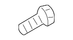 N10416502 - Body: Child Seat Bracket Bolt for Volkswagen: e-Golf, Golf, Golf R, GTI, Jetta, R32, Rabbit Image