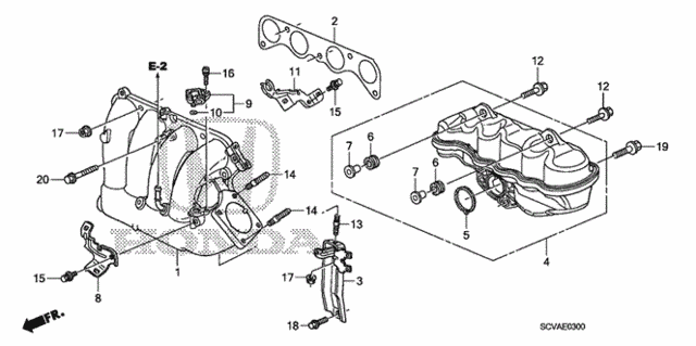 Intake Manifold for 2009 Honda Element #0