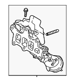 PY8V13450L - Exhaust: Mnfd W/Converter for Mazda: 3, 6, CX-30, CX-5, CX-9 Image
