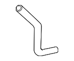 19502PLC000 - : 2001-2005 Honda Civic - Hose Water (Lower) for Honda: Civic Image