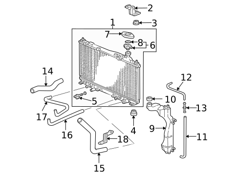 Trans Oil Cooler for 2003 Honda Civic #0
