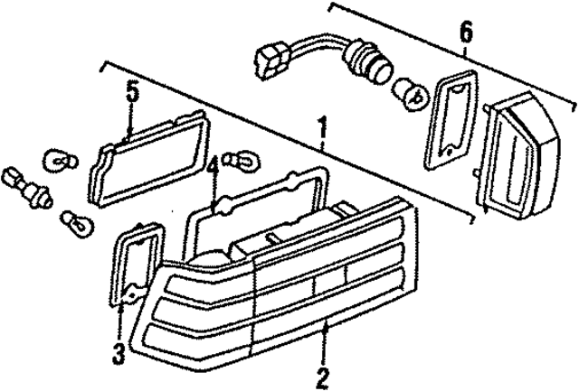2655406F01 - : Lens for Nissan: 200SX Image