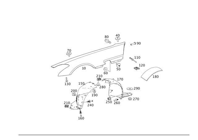 1978800806 - : Fender, Front for Mercedes-Benz Image
