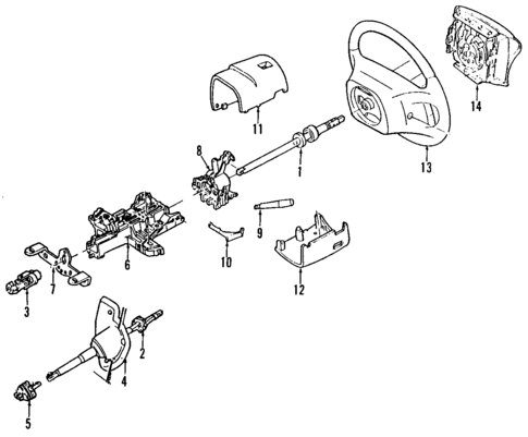 Steering Wheel for 1994 Lincoln Mark VIII #0