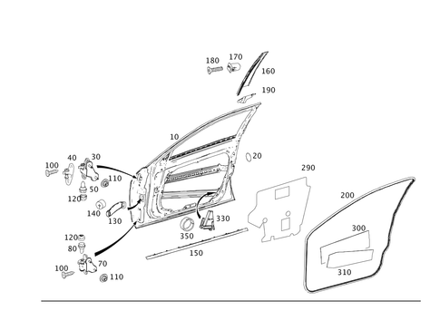 Driver Door for 2014 Mercedes-Benz E63 AMG #0