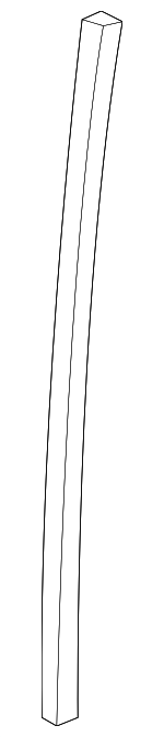 2T1Z61222A00A - Body: Guide Channel for Ford: Transit Connect Image