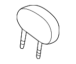 864007B300 - Body: Headrest for Nissan Image