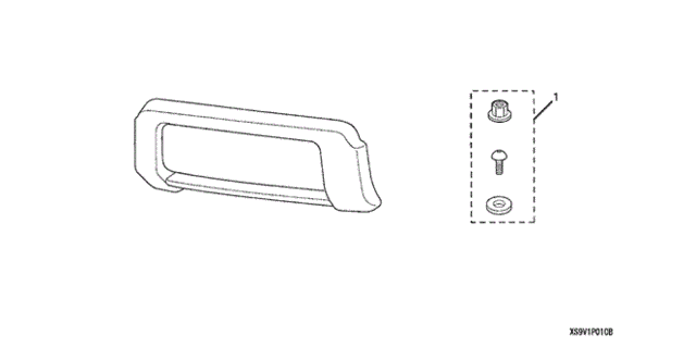 Lower Trim Garnish for 2008 Honda Pilot #0