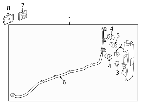 Combination Lamps for 2011 Chevrolet Silverado 3500 HD #1