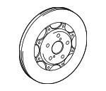4351252180 - : 2023-2024 Toyota GR Corolla - Rotor for Toyota: GR Corolla Image