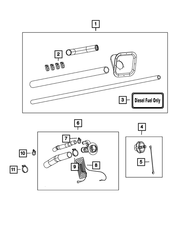 6505322AA - Fuel: Hose Clamp for Mopar Image image