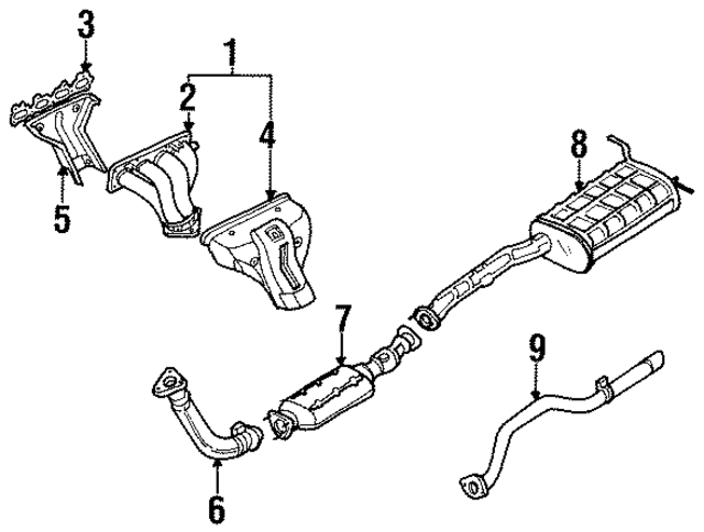 K01C13450B - : Exhaust Manifold for Kia Image