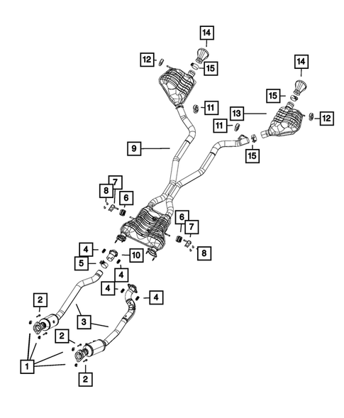 Exhaust System for 2019 Jeep Grand Cherokee #7