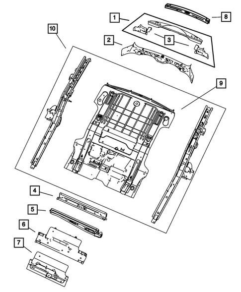 Floor Pans for 2007 Dodge Nitro #1
