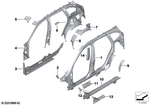 41007436122 - : Right Interior Side Frame for BMW Image