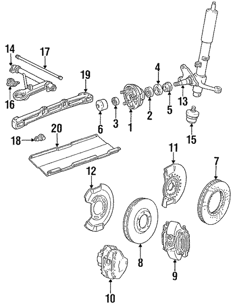 Suspension Components for 1987 Porsche 911 | OEM Parts Online