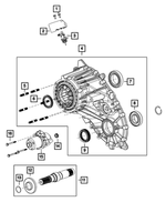 68575194AA - Transfer Case and Power Transfer Unit: Hex Head Screw for Mopar Image image
