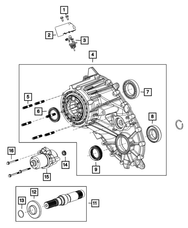 « 68575194AA – Transfer Case and Power Transfer Unit : Tête Hexagonale Vis pour Mopar Image »