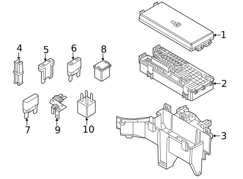Flasher Units, Fuses, & Circuit Breakers for 2012 Ford Explorer #0