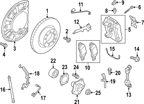 Rear Brakes for 2022 Porsche 911 #25