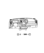 68476044AA - Electrical: Instrument Panel Switch for Ram: 2500, 3500 Image