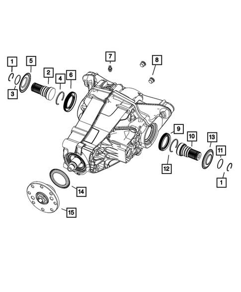 Rear Axle: Housing, Differential and Vent for 2023 Jeep Wagoneer #2