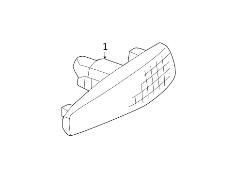 Side Repeater Lamps for 2014 Mitsubishi Mirage #0