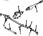 7829828 - Steering: Intermediate Shaft for Cadillac: Eldorado, Seville Image
